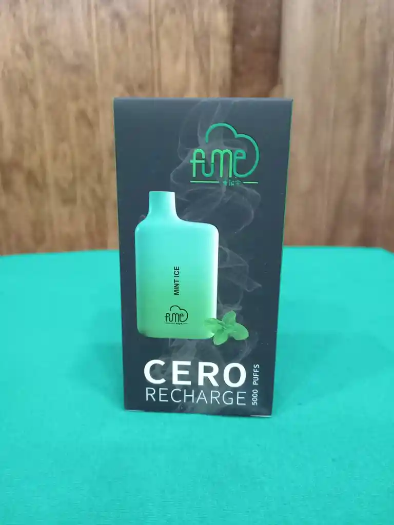 Vaporizador Fume Cero Menta Ice 5000 Puff