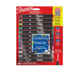 Set 12 Marcadores Creativos Sharpie Acrylic Punta Bala