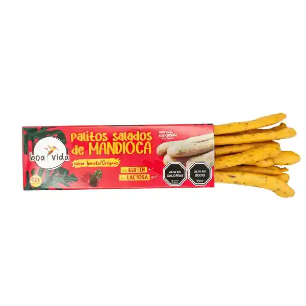 Palito Salado De Mandioca Con Tomate Oregano 40 G Boa Vida