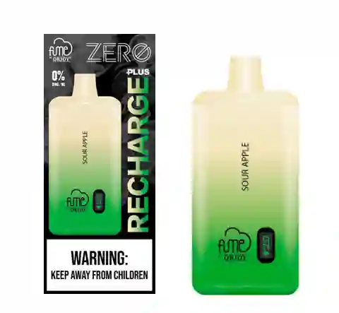 Vaper Fume Recharge Plus 0% Nic 10.000 Puff Sour Apple