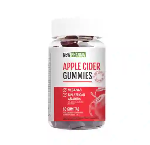 New Pharma Apple Cider Gummies 60 Gomitas 138 G