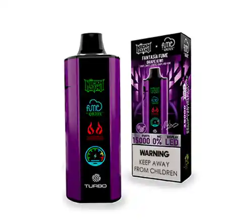 Vape Fume Nicky Jam 15.000 Puff 0% Nic Fantasia Fume (grape Kiwi)