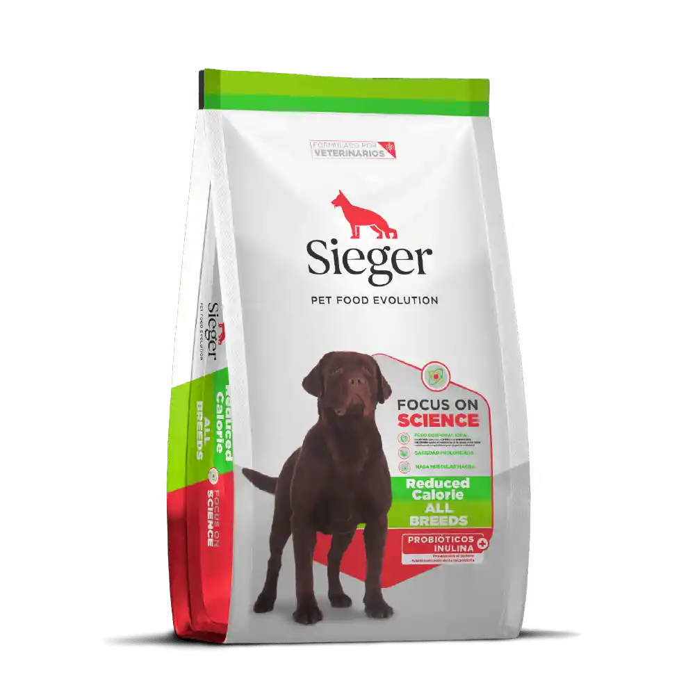 Sieger Canino Dulto Todas Las Razas Reduce Calorias 3kg