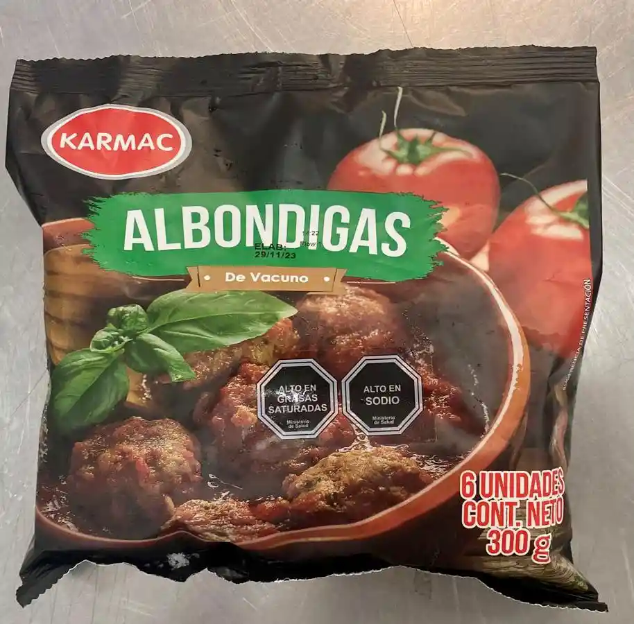 Albondigas De Vacuno Karmac