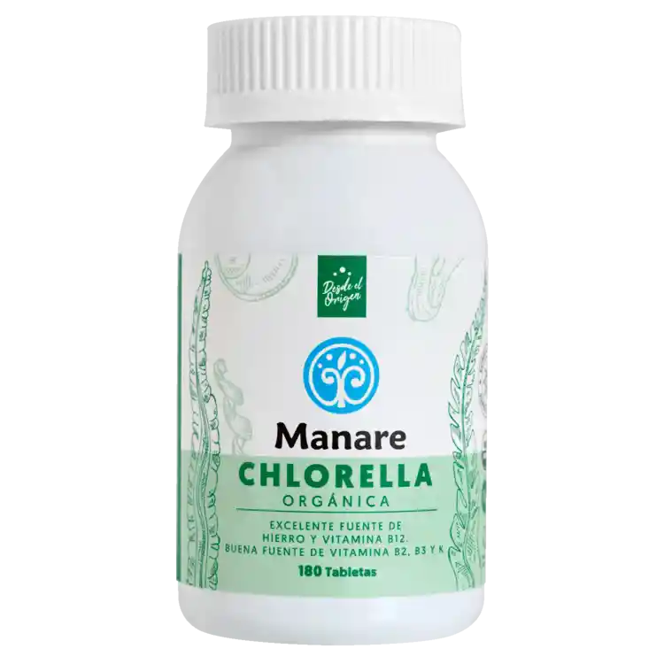 Chlorella Orgánica 180tb 90gr