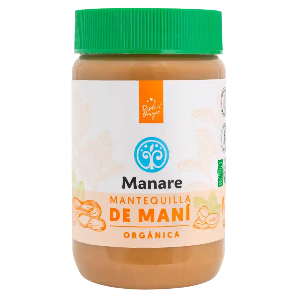 Mantequilla De Maní Orgánica 360gr