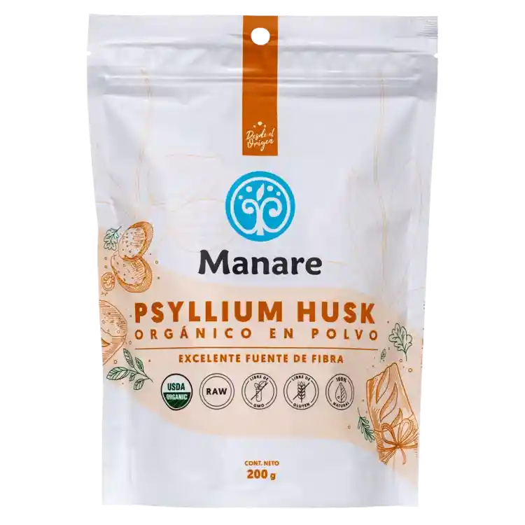 Psyllium Husk Orgánico 200gr