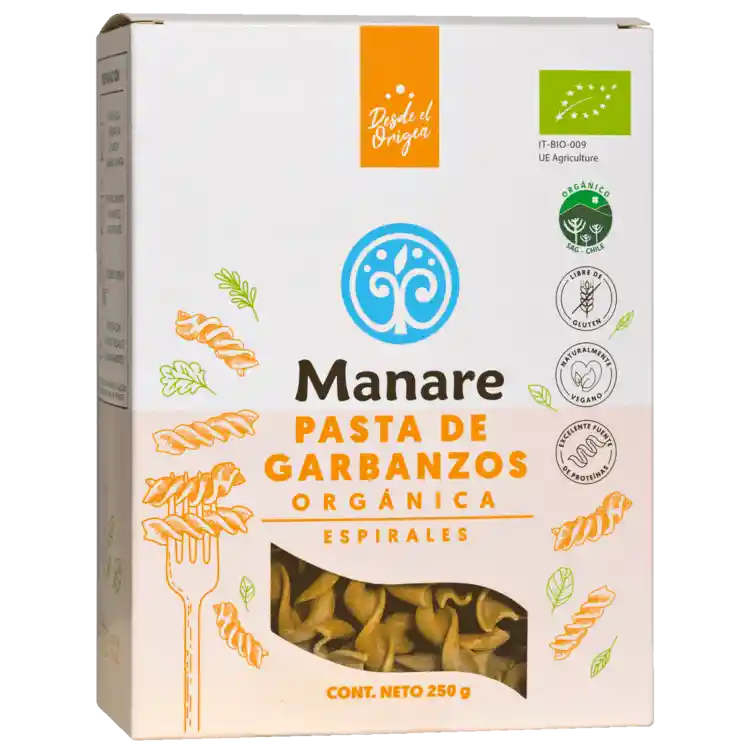Pasta De Garbanzos Orgánica 250gr
