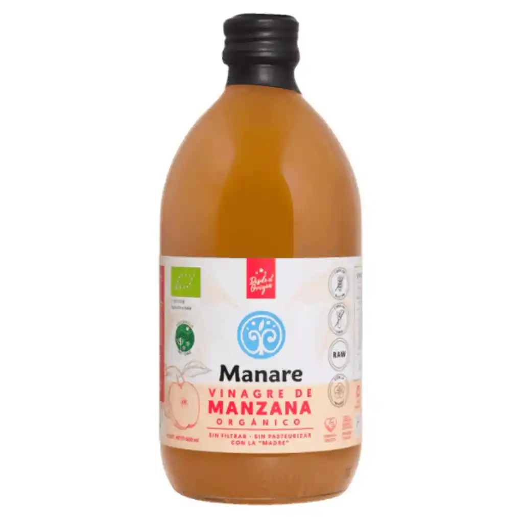 Vinagre De Manzana Orgánico 500ml