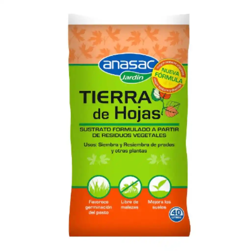 Tierra De Hoja 40 Litros