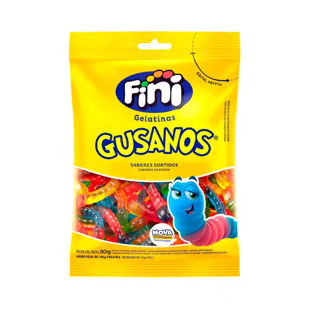 Gomitas Gusanos Dulces 90gr