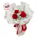 Ramo Red Glam Rosas