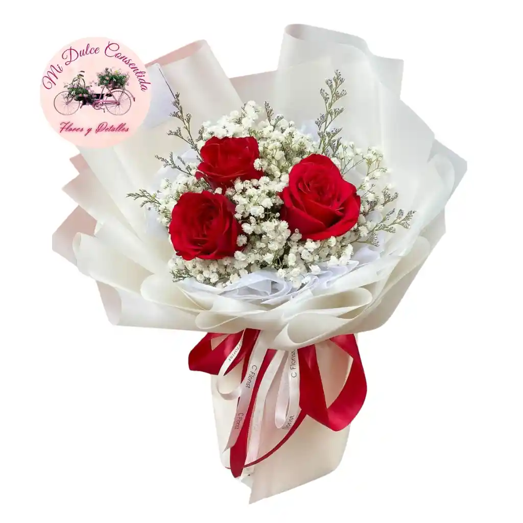 Ramo Red Glam Rosas