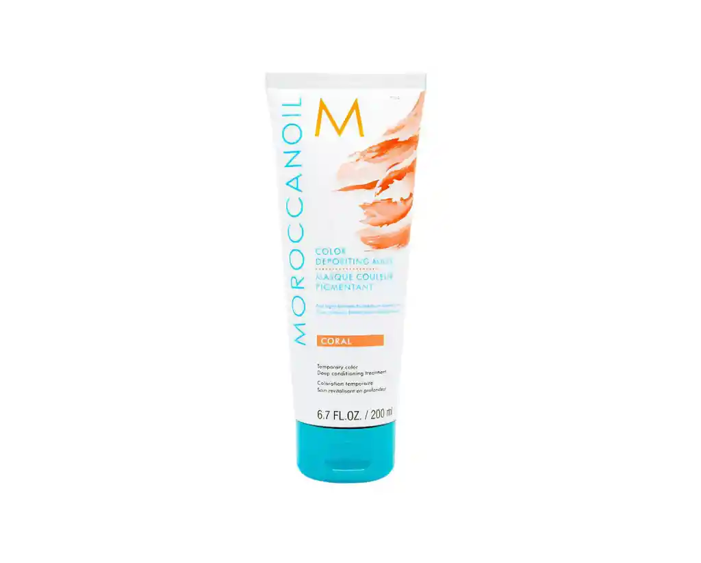 Máscara De Color Moroccanoil Nutritiva 200ml Color Coral