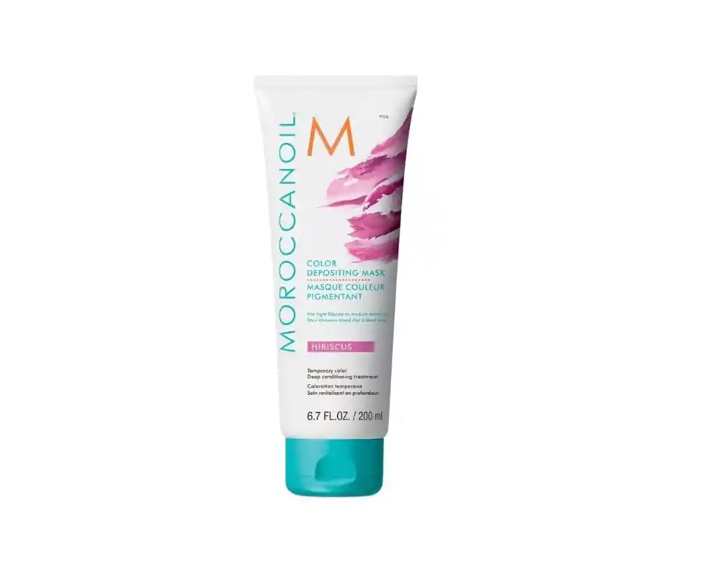 Máscara De Color Moroccanoil 200ml Color Hibisco - Hibiscus