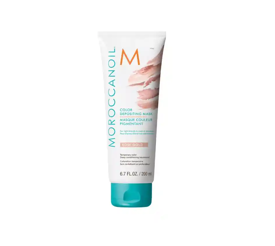 Máscara De Color Moroccanoil 200ml Color Rose Gold