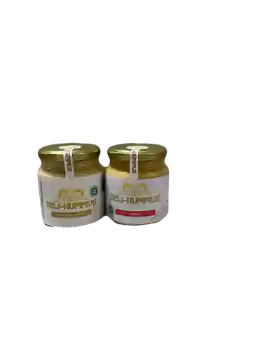 Hummus Tradicional 250 Grs., Hummus Con Merkén 250 Grs.