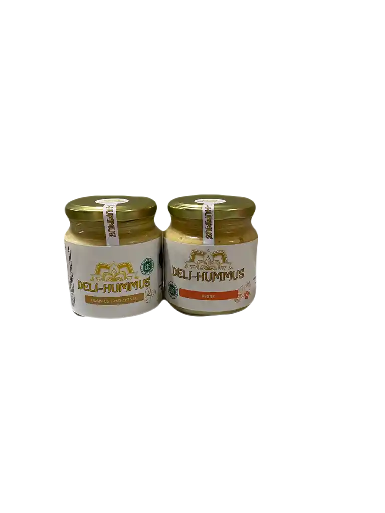 Hummus Tradicional 250 Grs., Hummus Con Pebre 250 Grs.