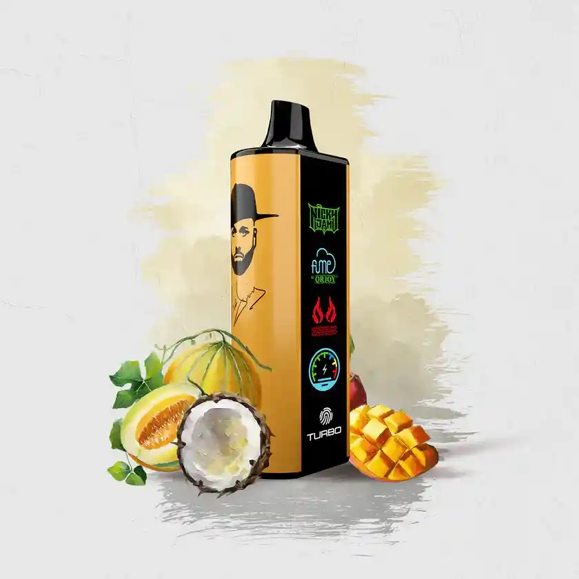 Vaper Fume Nicky Jam Summer Amante (mango Melon Coco)15.000 Puff 0% Nicotina