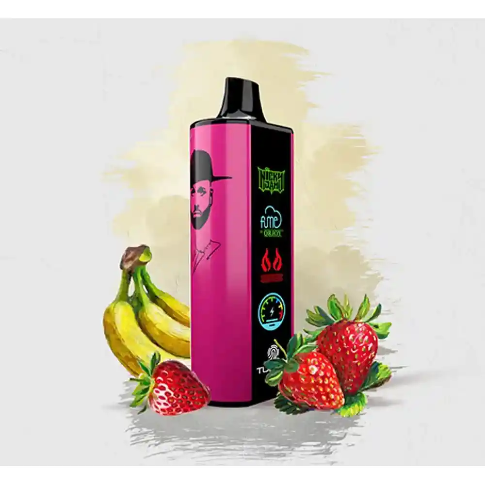 Vaper Fume Nicky Jam Sweet Gatas (strawberry Banana)15.000 Puff 0% Nicotina