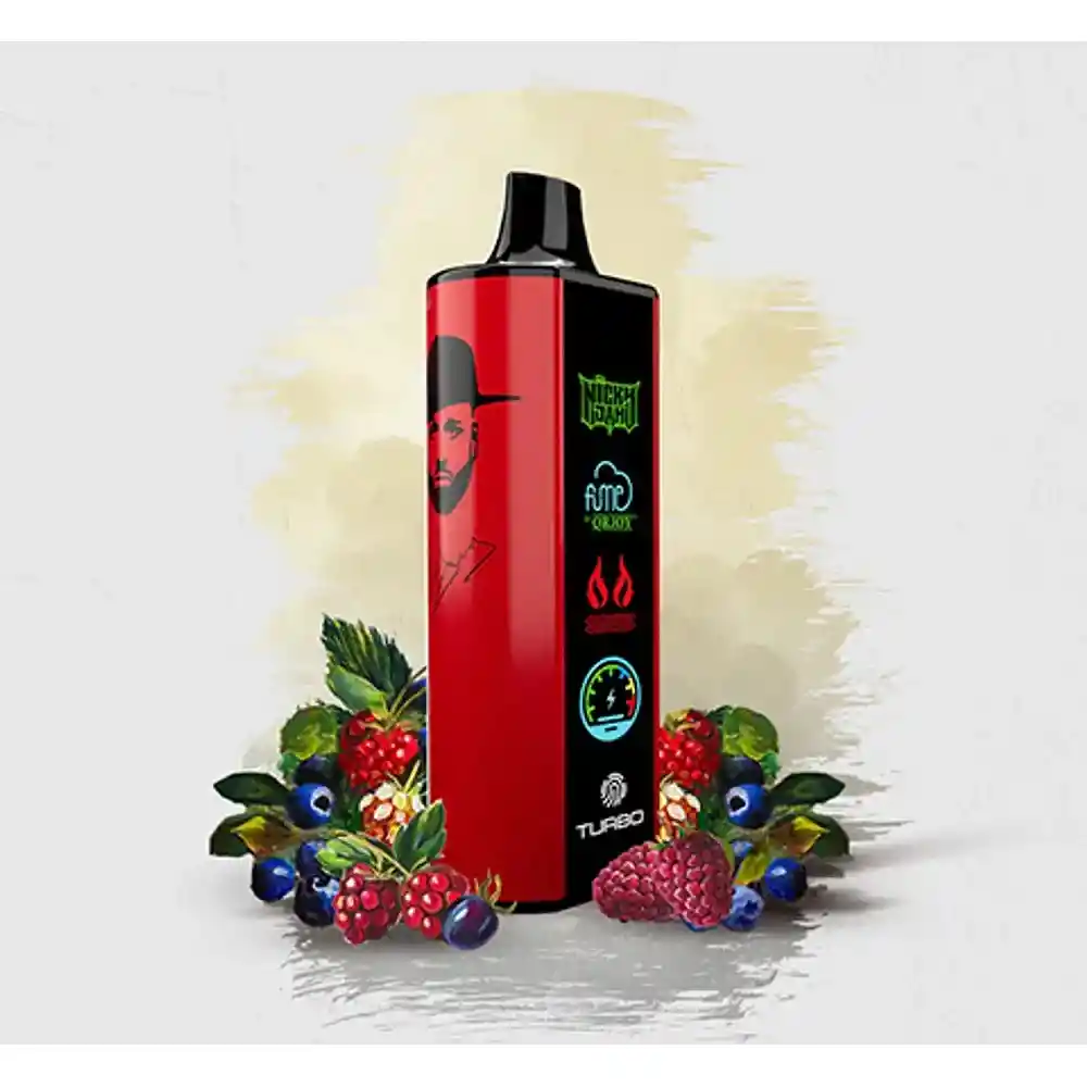 Vaper Fume Nicky Jam Ojos Rojos(cherry And Berries)15.000 Puff 0% Nicotina