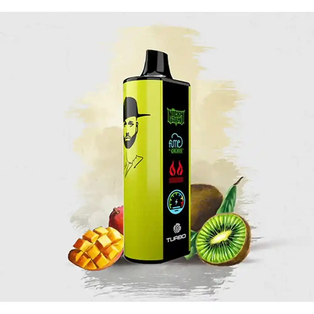 Vaper Fume Nicky Jam El Ganador (mango Kiwi)15.000 Puff 0% Nicotina