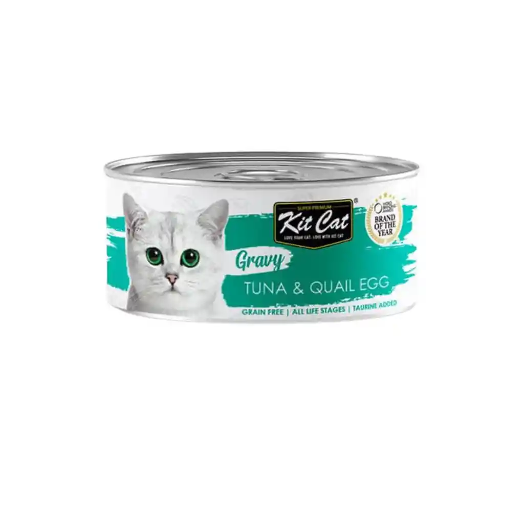 Kit Cat Lata Atun Y Huevo De Codorniz 70 G