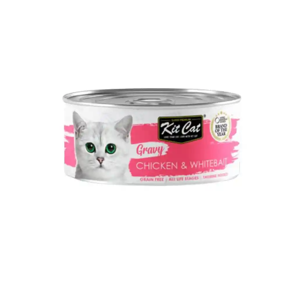 Kit Cat Lata Chicken Whaitbait 70 G