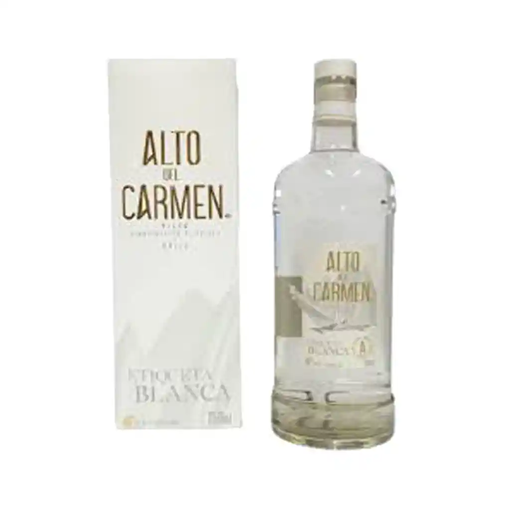 Pisco Alto Del Carmen Etiqueta Blanca 40° 750cc