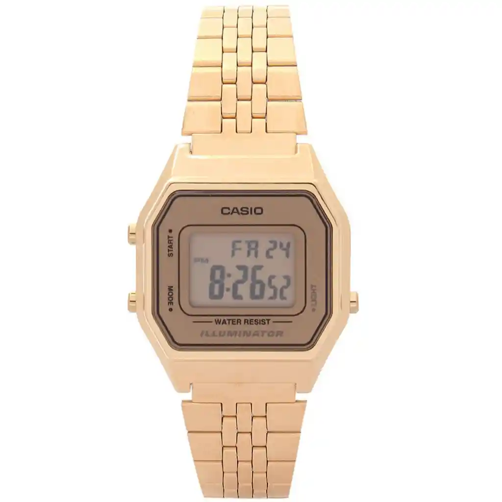 Reloj Casio Vintage Dorado Mediano La-680wga-9