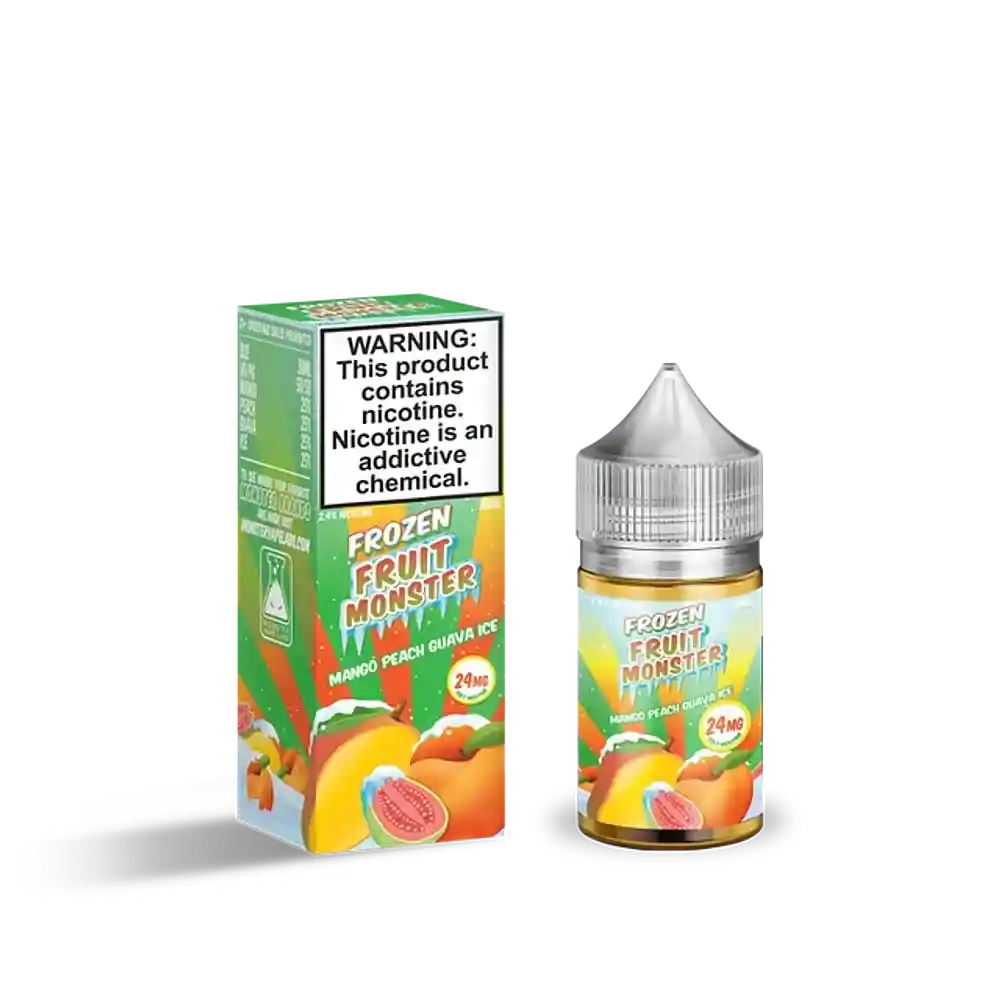 Frozen Fruit Monster Salt Mango Peach Guava Ice 30ml - 24mg