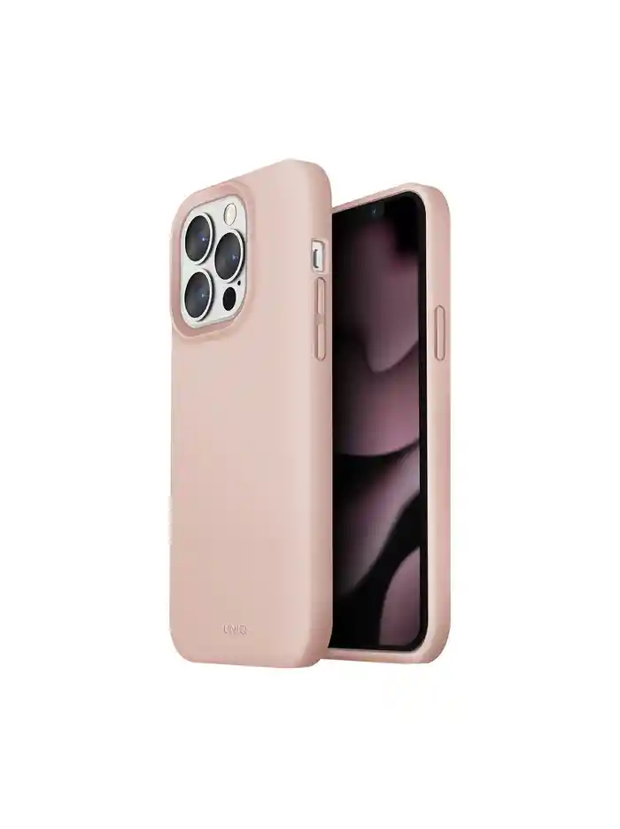 Carcasa Uniq Hybrid Iphone 13 Pro Lino - Silicona Rosa