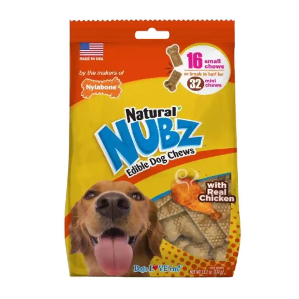 Nubz Juguete Comestible Sabor Pollo (16 U)