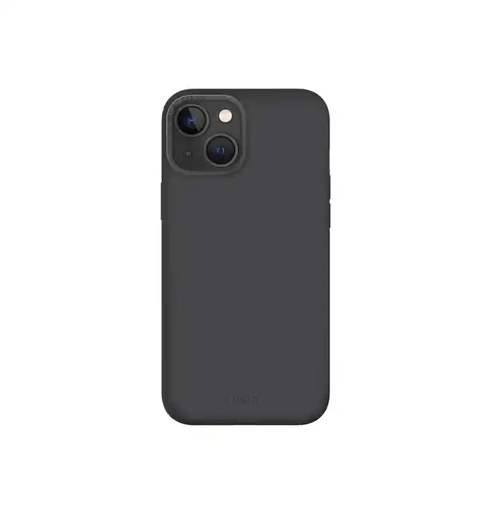 Carcasa Uniq Hybrid Compatible Con Iphone 14 Plus Y 15 Plus Lino Hue - Silicona Magsafe Gris
