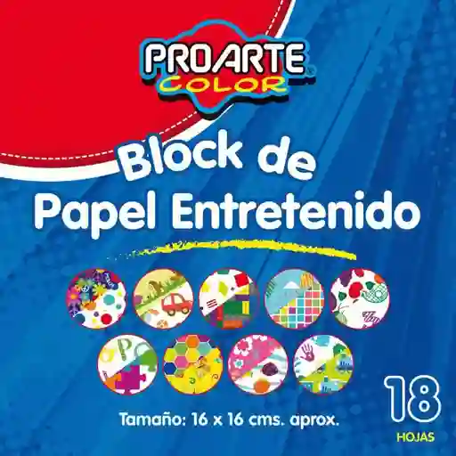 Block Papel Entretenido 16 X 16 Proarte