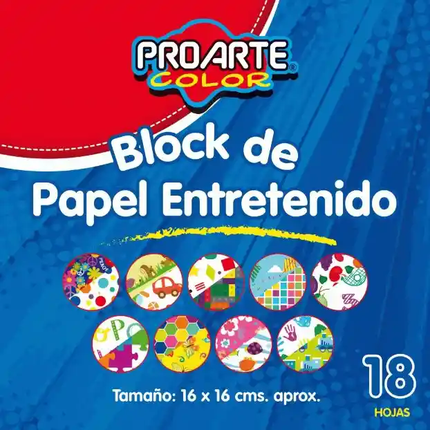 Block Papel Entretenido 16 X 16 Proarte