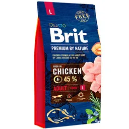 Alimento Perro Brit Premium By Nature Adult Large 15kg