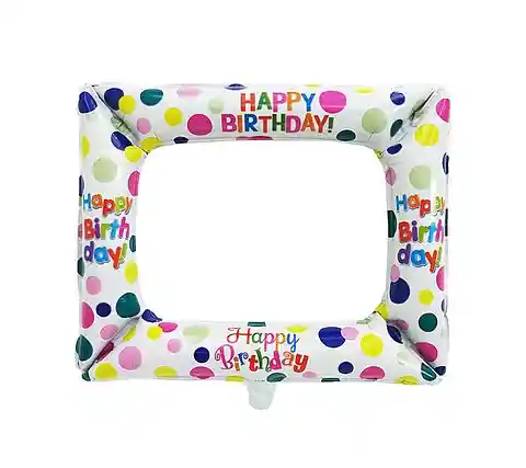 Globo Selfi Happy Brithday