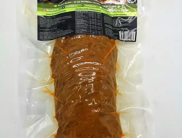 Churrasco Vegano De Seitán (sustituto De Carne) 500 G Marca Carno