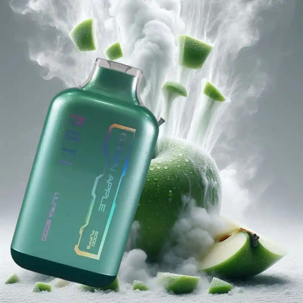 Vaper Green Apple 6000 Puffs 5% - Moti Ultra