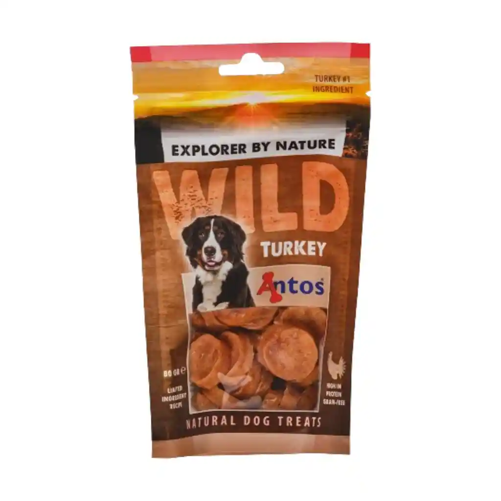 Antos, Snack Wild Turkey Para Perros (80 Gr)