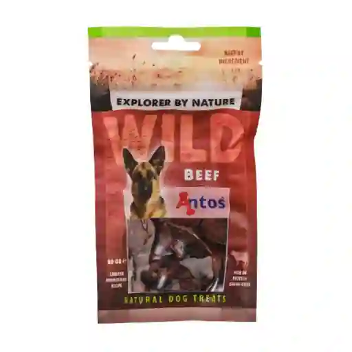 Antos, Snack Wild Beef, Para Perros (80 Gr)