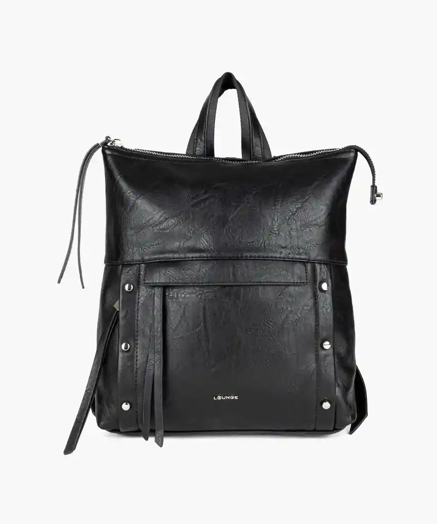 Mochila Mujer Tachas Plateado