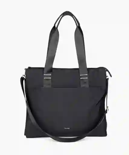 Cartera De Hombro Mujer Nylon Negro