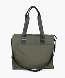 Cartera De Hombro Mujer Nylon Verde Musgo