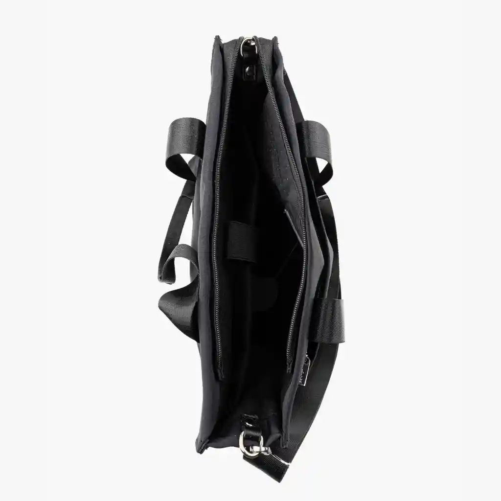 Cartera De Hombro Mujer Nylon Negro