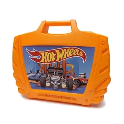 Caja Guarda Autos Hot Wheels - Naranja