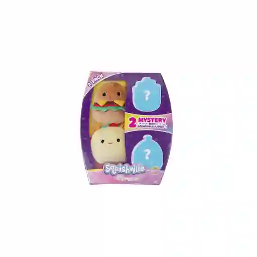 Pack De 4 Peluches 5 Centímetros Squishmallows – Comidas