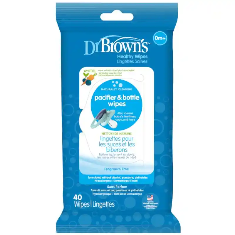 Toallitas De Limpieza Para Mamadera Y Chupetes Dr. Browns