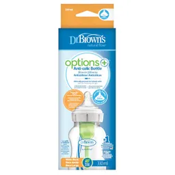 Mamadera Boca Ancha Options+ 330 Ml Dr. Browns